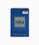 Bloc desen 1264 Black Drawing, A5, 200gr, 20 file, cu spirală Fabriano