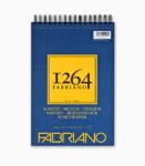 Bloc desen 1264 Schizzi, A4, 90gr, 120 file, cu spirală pe lungime Fabriano