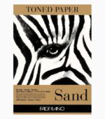 Bloc desen Toned Paper Sand, A3, 120g, 50 file, fără spirală Fabriano
