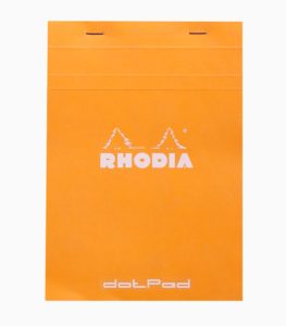 Blocnotes capsat A5 dotPad Rhodia portocaliu