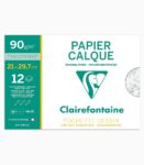 Calc A4, 12 coli/plic, Clairefontaine