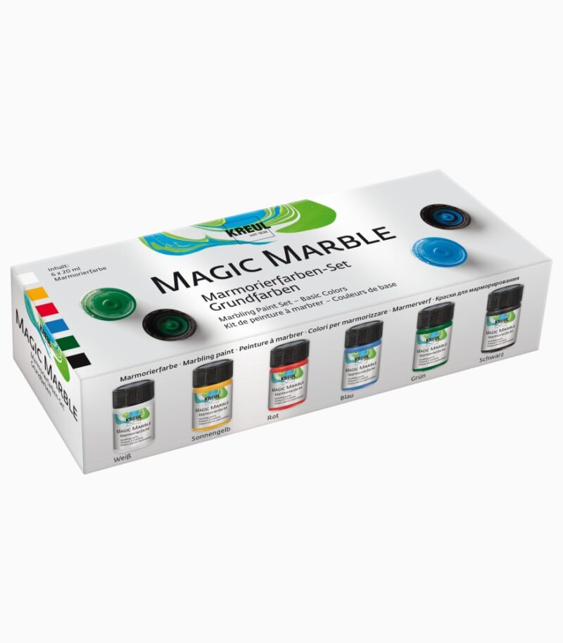 Magic Marble Marbling Basic Kreul, set 6 buc x 20 ml