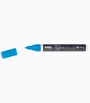 Marker pentru textile Opak Kreul, vârf Mediu blue