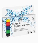 Markere pentru sticlă și porțelan Clear Kreul, 4 buc./set