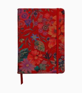 Notebook coperta moale piele, A5, Clairefontaine Red garden
