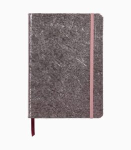 Notebook coperta tare piele, A5, Clairefontaine Celeste Pink