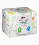 Set deco porțelan Junior Kreul, 4 markere + cană