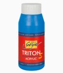 Vopsea acrilică Solo Goya Triton S, Kreul, 750 ml primary blue