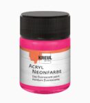 Vopsea fluorescentă Neon, Kreul, 50 ml neon pink